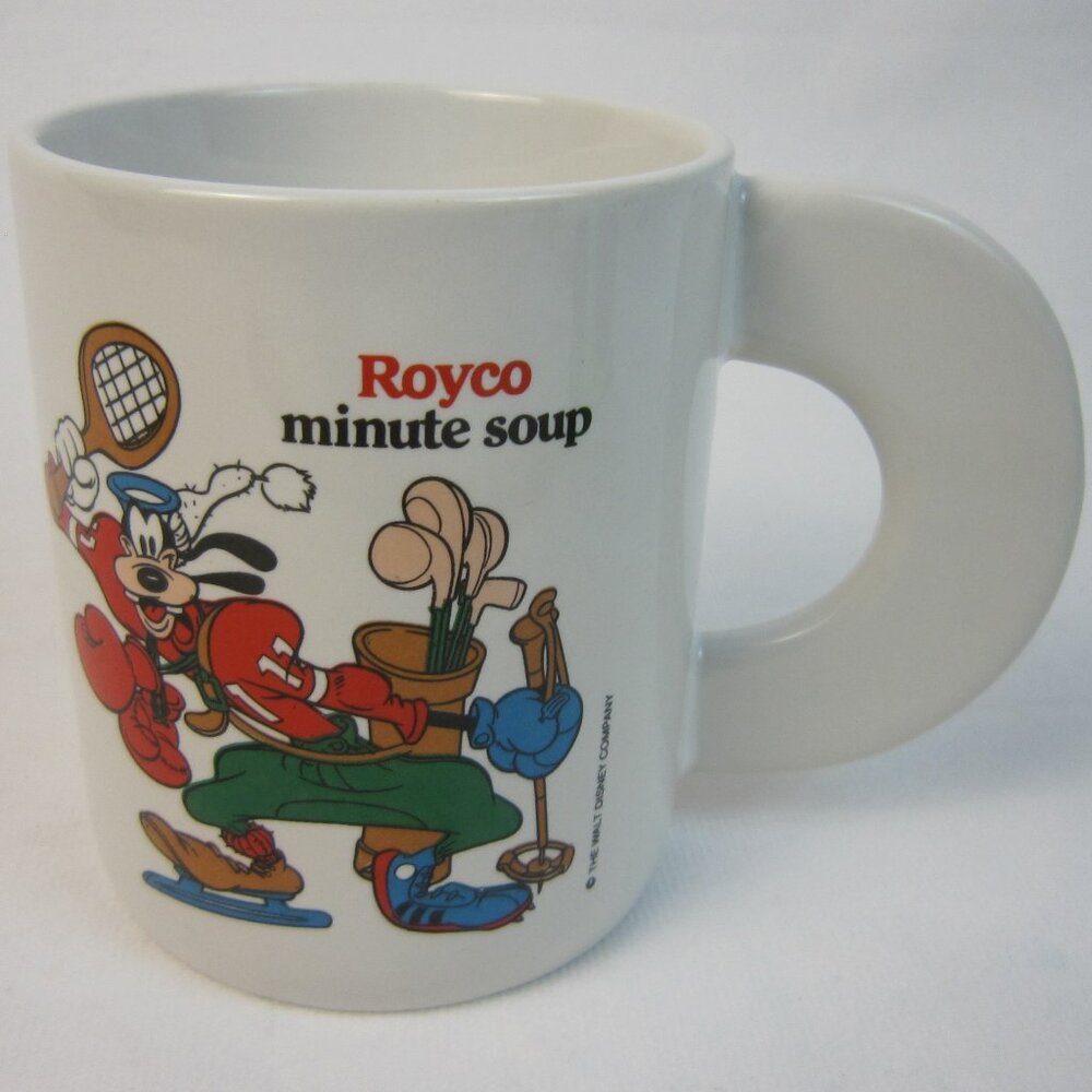 Disney Royco Minute Soup Goofy Mug - Vintage